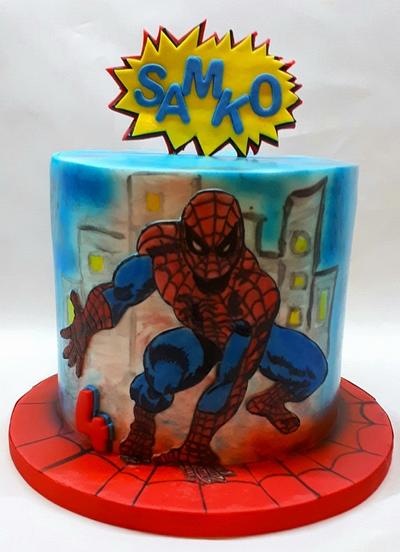 spiderman - Cake by Kaliss