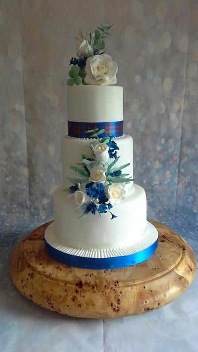 Scotish themed wedding cake - Cake by milkmade
