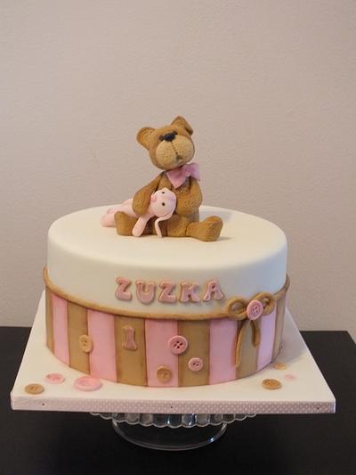cake with a bear - Cake by Janeta Kullová