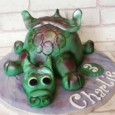 Baby Dragon - Cake by Lilli Oliver Cake Boutique