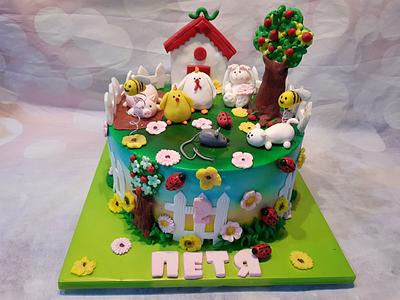 Farm cake - Cake by Ladybug0805