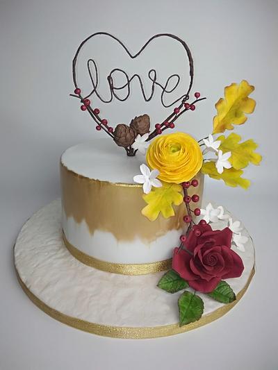 Anniversary cake, 18 years of marriage - Cake by Katya