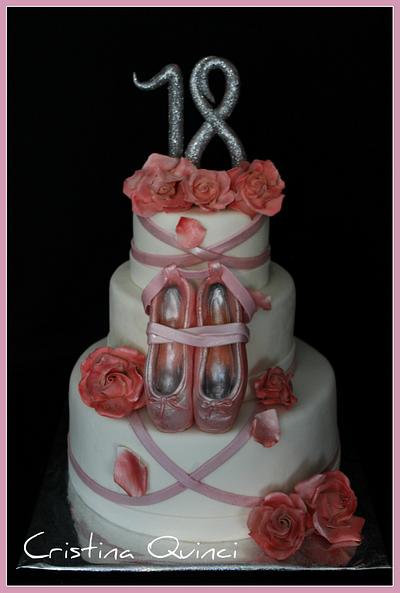 Dance shoes cake - Cake by Cristina Quinci