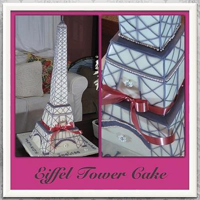 Eiffel Tower Cake - Cake by Jolirose Cake Shop