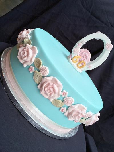 60th birthday cake - Cake by Fishinggirl