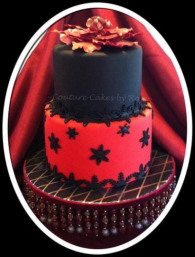 Christmas Cake - Cake by couturecakesbyrose
