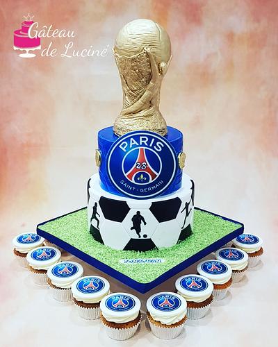 Football themed cake  - Cake by Gâteau de Luciné