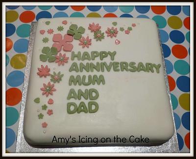 Anniversary Cake - Cake by Amy's Icing on the Cake