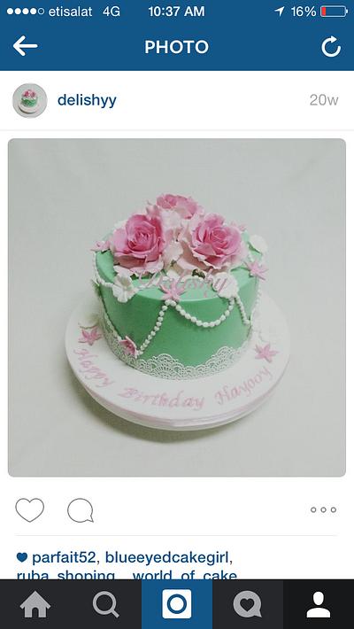 Pastel colors cake  - Cake by Zahraa