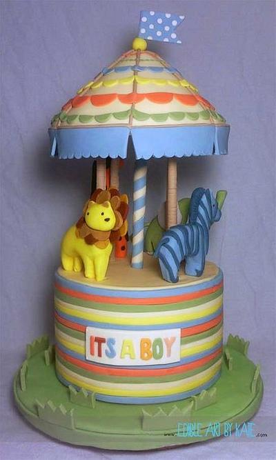 Safari Carousel Cake - Cake by Kate Lau