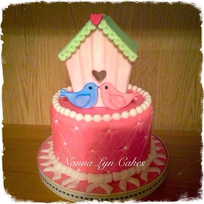 Love Birds! - Cake by Nanna Lyn Cakes