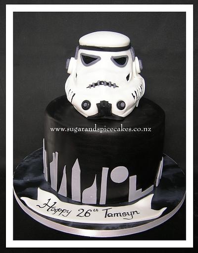 Storm Trooper - Cake by Mel_SugarandSpiceCakes