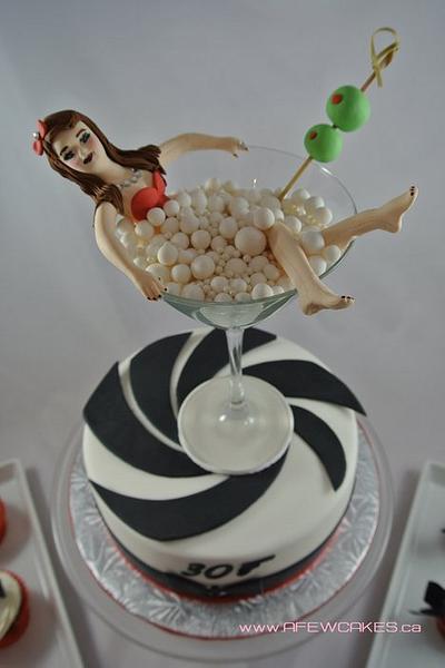 James Bond Themed 30th Birthday - Cake by Amanda