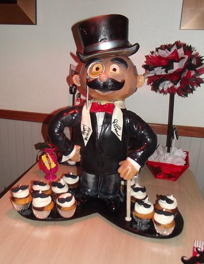 Mustache Man! - Cake by Alissa Newlin