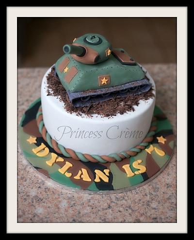 Army inspired cake - Cake by Princess Crème