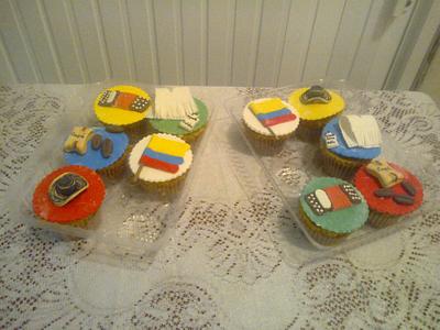 Colombian Independence Day Cupcakes - Cake by Arte Pastel Repostería y Pastelería