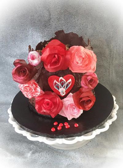 ❤ Decadent Valentine's Cake ❤ - Cake by June ("Clarky's Cakes")