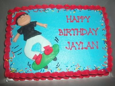 Skateboarder Birthday - Cake by caymancake