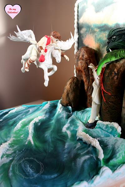 Flying Pegasus! for Valentine Collab  - Cake by Karolina Andreasova