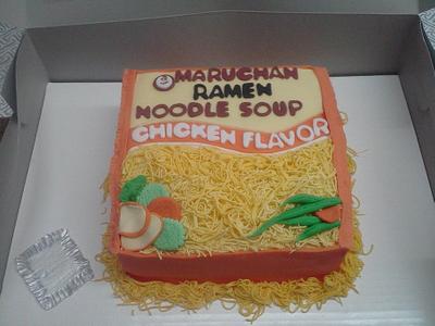 Noodles Anyone? - Cake by Andria Jones