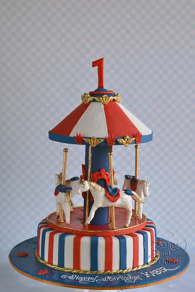 Carousel cake !!  - Cake by Hima bindu