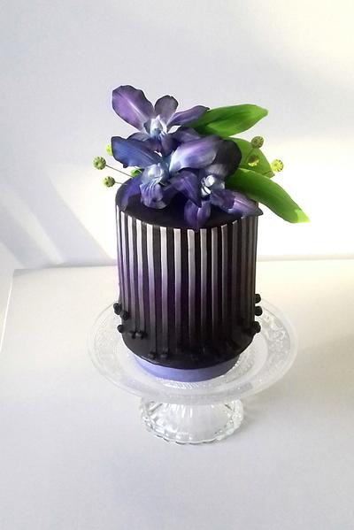She is so blue orchid cake, da ba dee dabba da-ee - Cake by Agnes Havan-tortadecor.hu