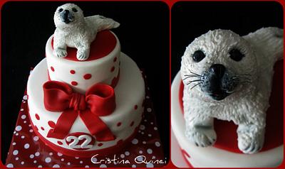Cake baby seal - Cake by Cristina Quinci