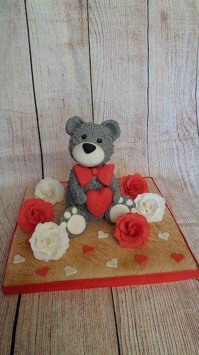 valentine bear ❤❤❤ - Cake by Petra