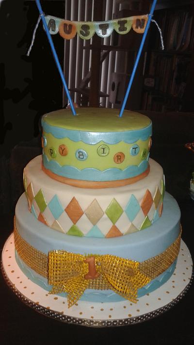 1st Birthday Cake  - Cake by Debi Fitzgerald