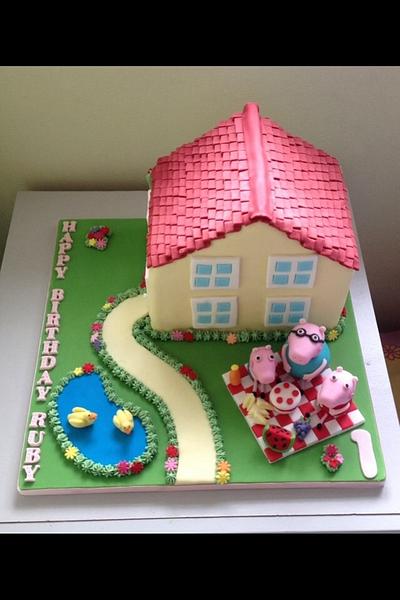 Peppa Pig House  - Cake by RedCottage