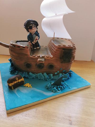 Pirate ship - Cake by Danka