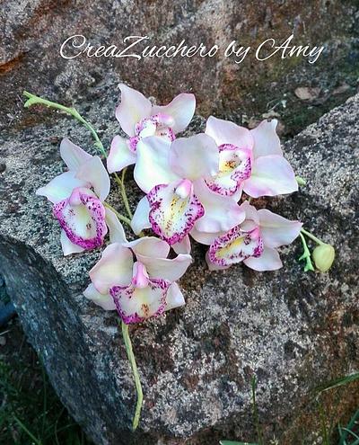 lovely orchid - Cake by Amy Blasi