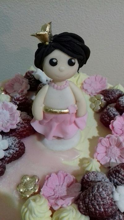 Raspberry girl - Cake by Ellyys