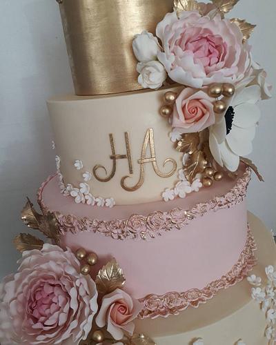 Wedding cake - Cake by Couture cakes by Olga