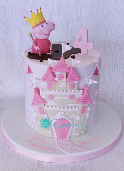 Peppa Pig's Castle - Cake by Boutique Cakery