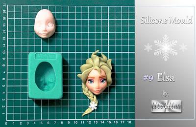Elsa's Head Silicone Mould  - Cake by MLADMAN