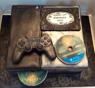 Play station cake  - Cake by Tiers of joy 