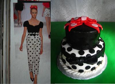 Dotted inspired - Cake by amie