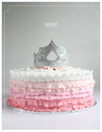 Baby Princess Tiara Cake - Cake by Guilt Desserts
