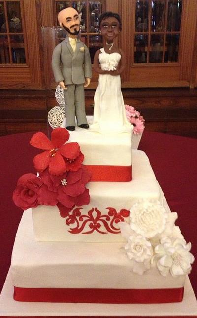 red wedding - Cake by SusanaDuarte