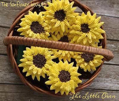 Sunflower cupcake bouquet - Cake by Dr. Angelique Vikram Goel