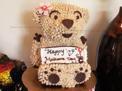 Mother's Day Bear  - Cake by Sweet Owl Cake and Pastry