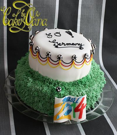 WM -Germany supporting cake  - Cake by cakesbyoana