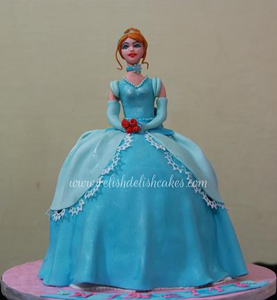 All Edible Cinderella Doll Cake - Cake by Delish & Relish Cakes