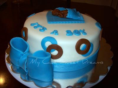 Baby Boy Shower Cake - Cake by My Cake Sweet Dreams