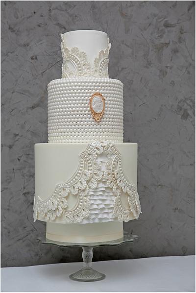 Baroque Wedding Cake - Cake by Cake Styling