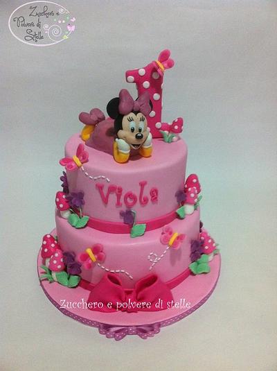 Viola 1st Birthday Cake - Cake by Zucchero e polvere di stelle