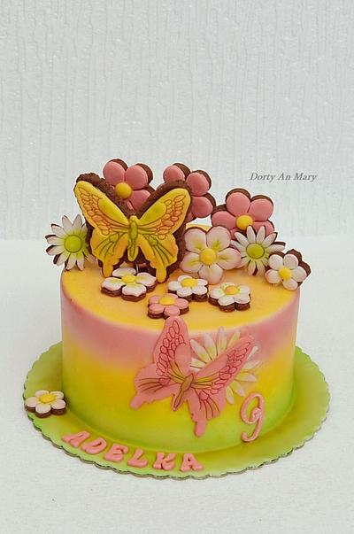 Butterflies - Cake by Cakes by Toni