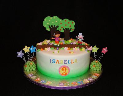 Dora Cake - Cake by Elisa Colon
