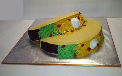 Taco Grooms Cake - Cake by Kimberly Cerimele